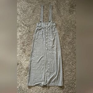 En Creme| Spaghetti Strap Button Up Sundress
